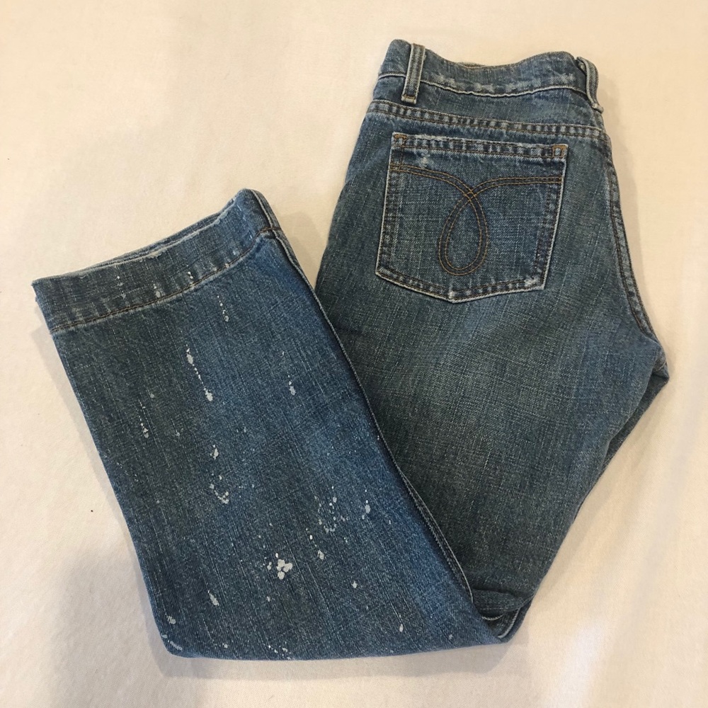 JUICY COUTURE Low Rise 00’s Cropped Blue Jeans